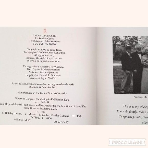 Paula Deen Celebrates! Best Dishes and Best Wishes Cookbook 2006 - Picture 4 of 6